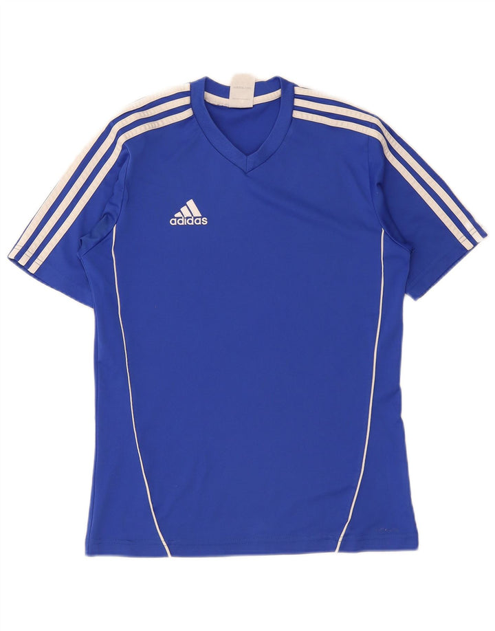 Adidas Mens T-Shirt Top XS Blue