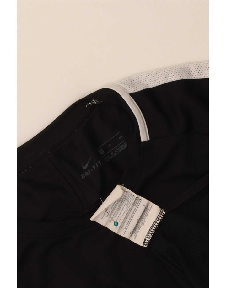 Nike Mens Dri Fit T-Shirt Top Small Black Polyester