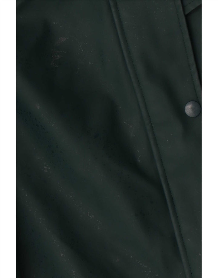 John Lewis Womens Hooded Windbreaker Jacket UK 14 Large Green Polyester