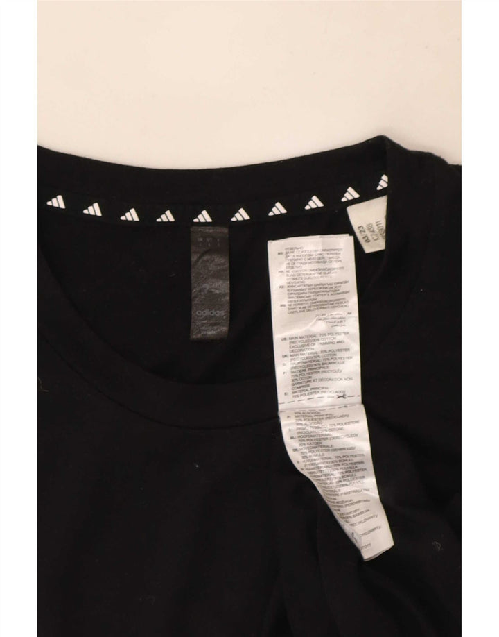 Adidas Mens Aeroready T-Shirt Top Large Black Polyester