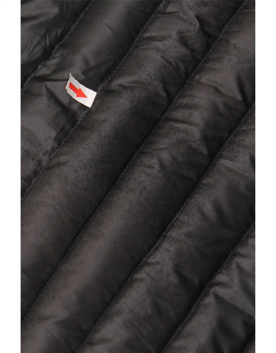 Fcuk Mens Hooded Padded Jacket UK 38 Medium Black Colourblock Polyester