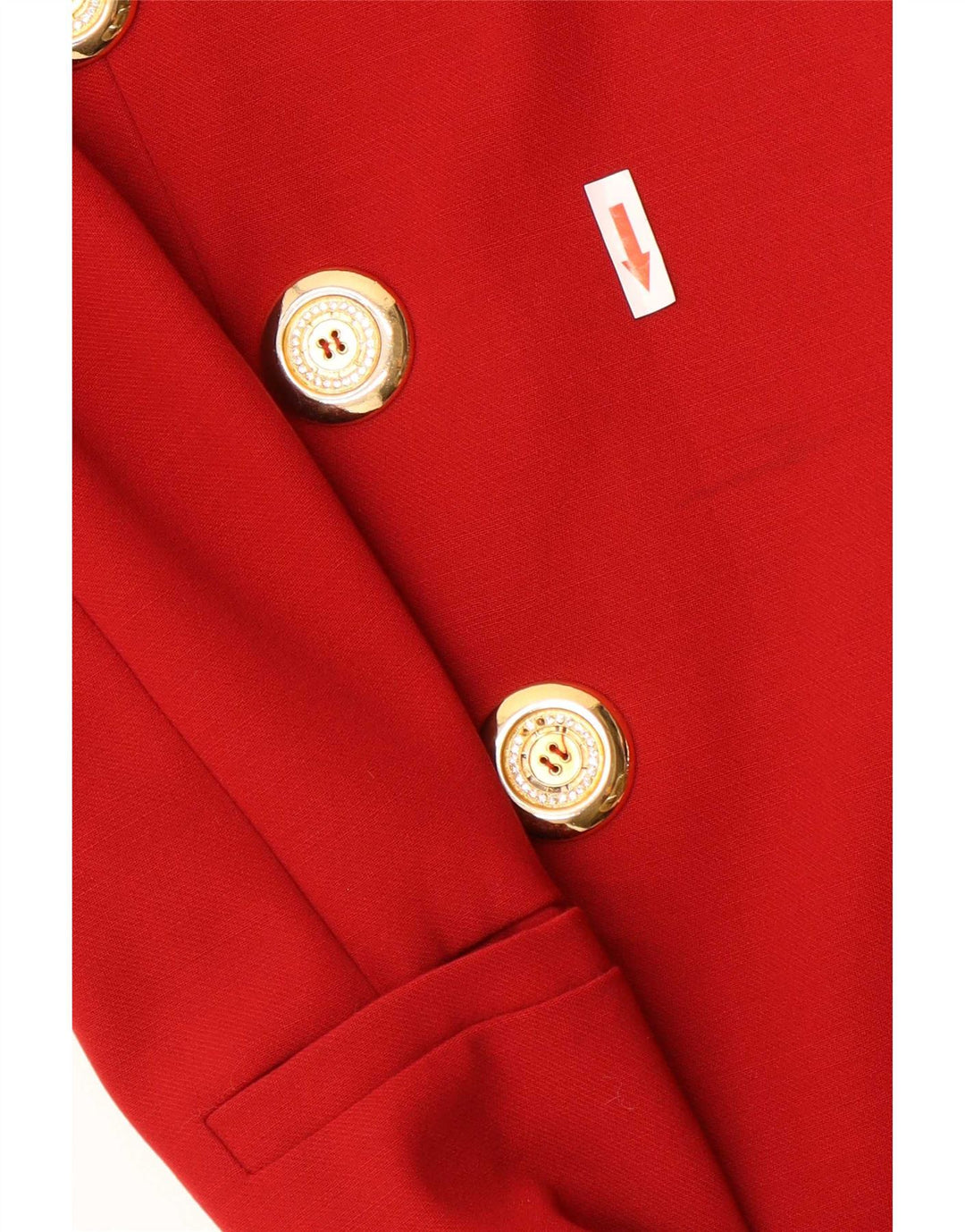 Gai Mattiolo Womens 1 Button Blazer Jacket IT 48 XL Red Wool