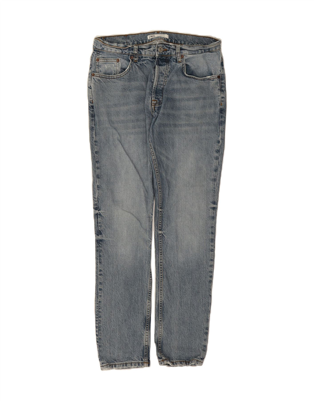 ZARA Mens Slim Jeans W32 L30 Blue Cotton Vintage Zara and Second-Hand Zara from Messina Hembry 