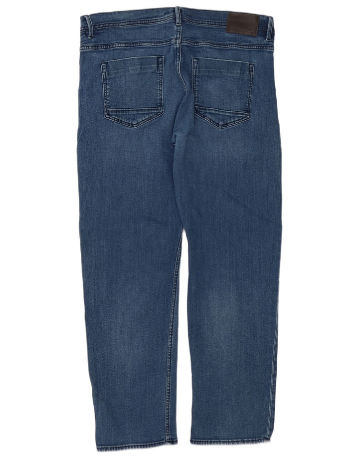 Hugo Boss Mens Slim Jeans W36 L30 Blue Cotton
