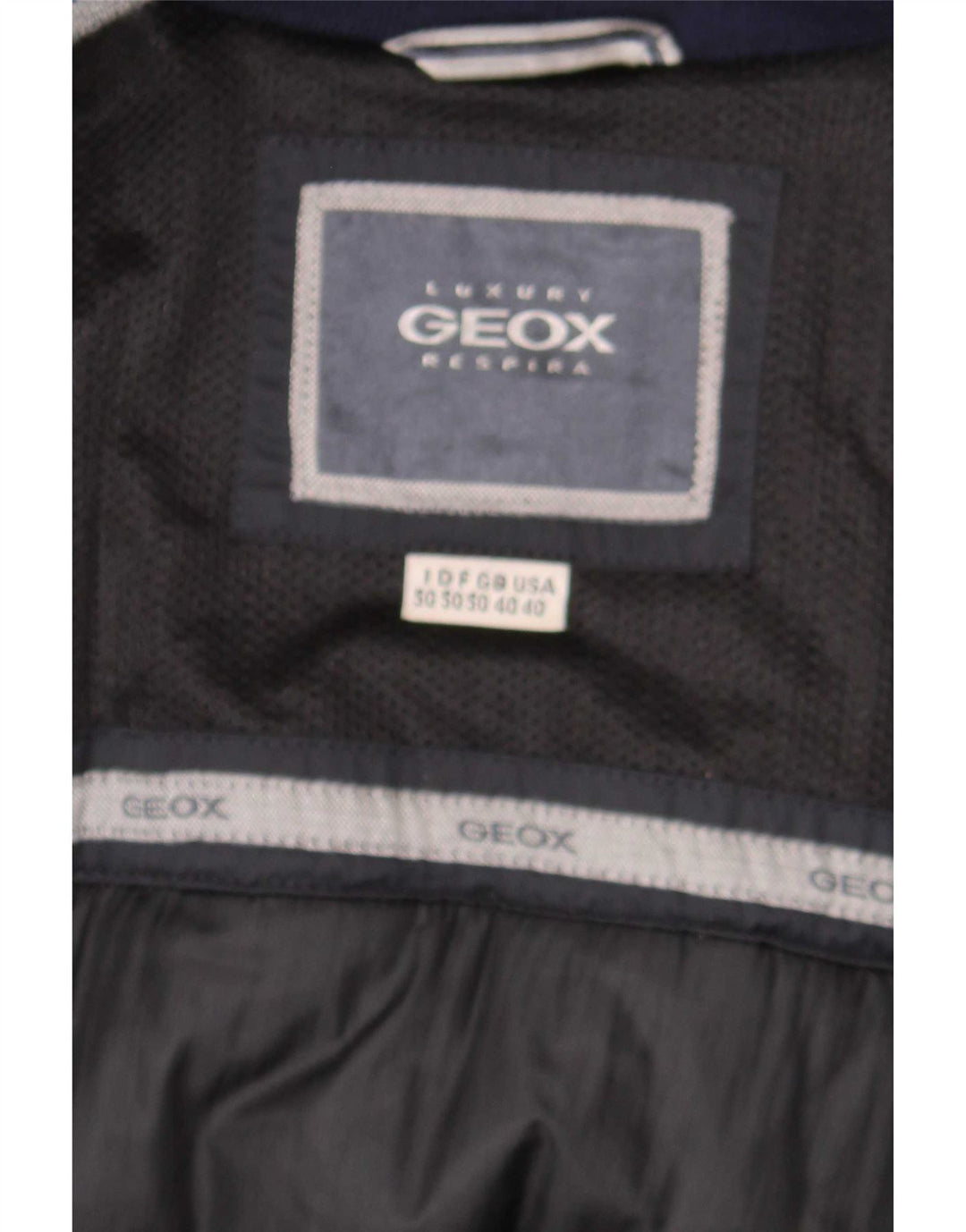 Geox Mens Respira Padded Jacket UK 40 Large Black