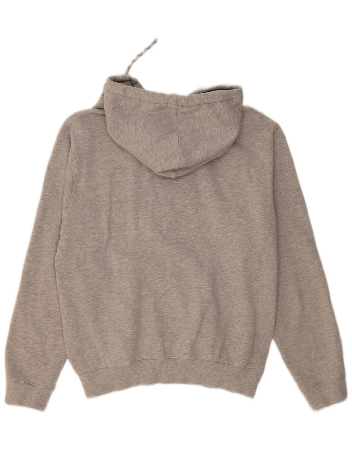 HARD ROCK CAFE Womens Hollywood Hoodie Jumper UK 14 Medium Grey Flecked