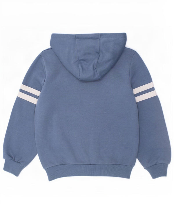 Ellesse Boys Graphic Hoodie Jumper 6-7 Years Blue Colourblock Cotton