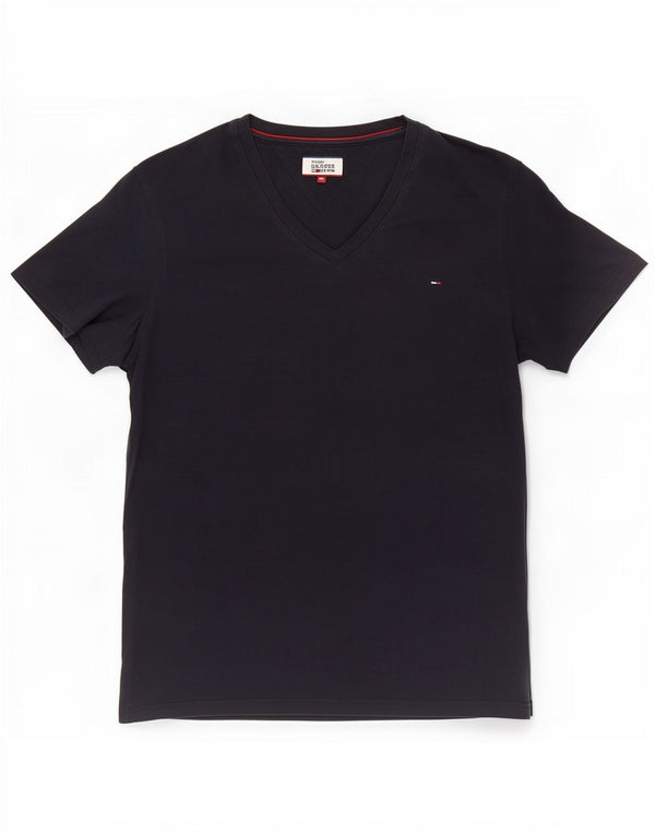 Tommy Hilfiger Mens T-Shirt Top 2XL Navy Blue Cotton