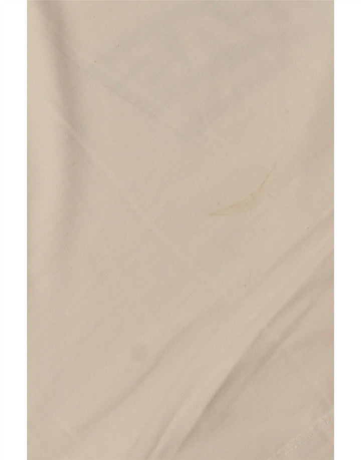 Gas Mens Graphic T-Shirt Top Small White