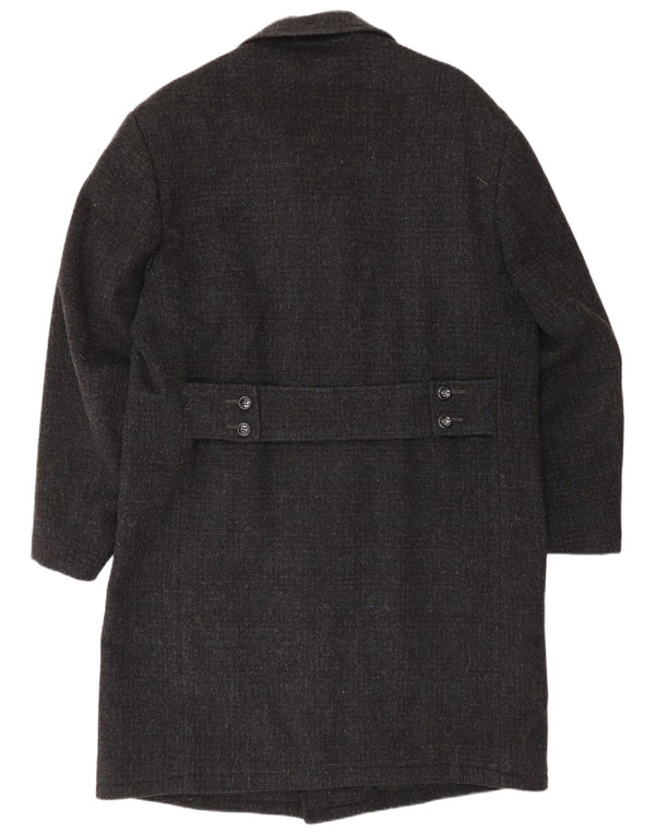 Vintage Mens Overcoat UK 38 Medium Grey