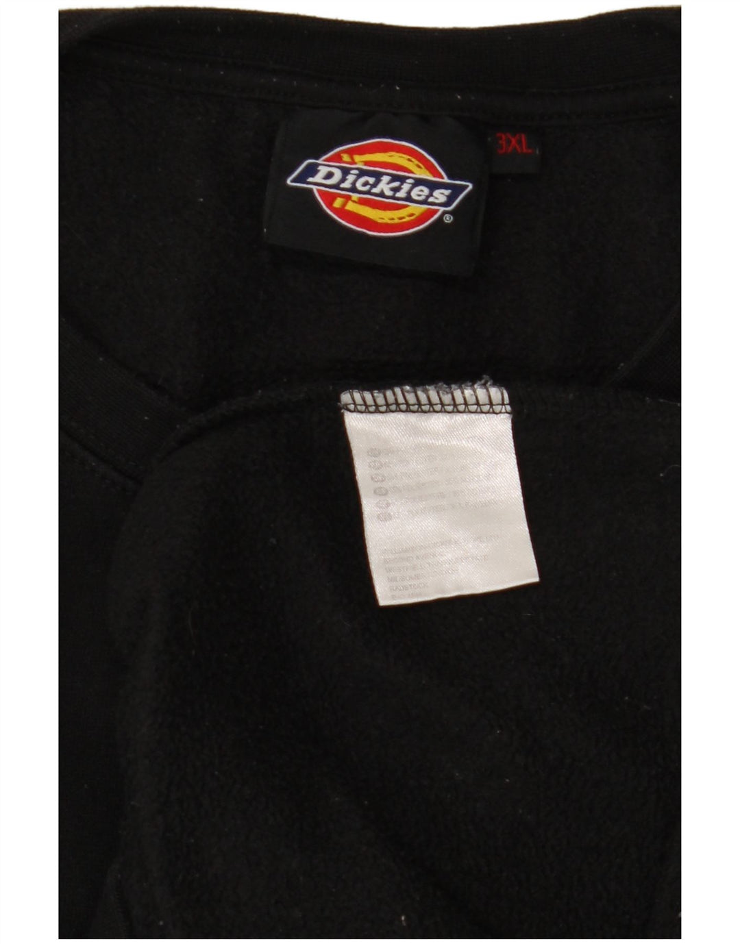 DICKIES Mens Sweatshirt Jumper 3XL Black Cotton