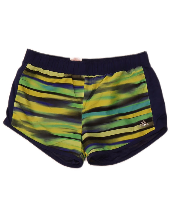 Adidas Boys Sport Shorts 11-12 Years  Multicoloured Striped Polyester