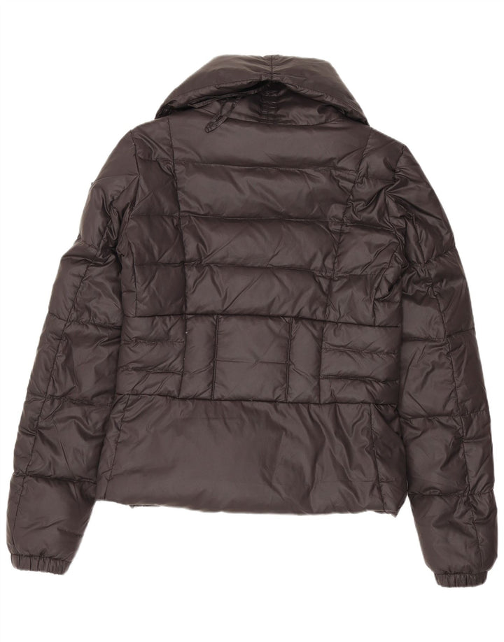Guess Womens Padded Jacket UK 8 Small Black Nylon