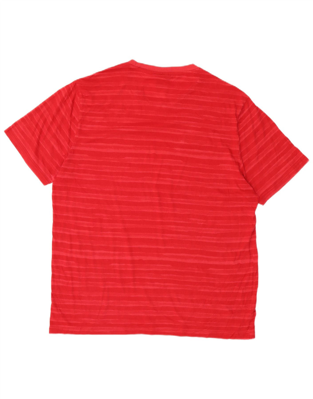 CHAMPION Mens Graphic T-Shirt Top 3XL Red Striped
