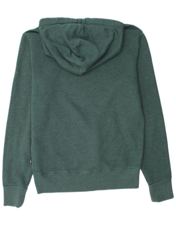 SUPERDRY Mens Yokohama Graphic Hoodie Jumper Small Green Cotton