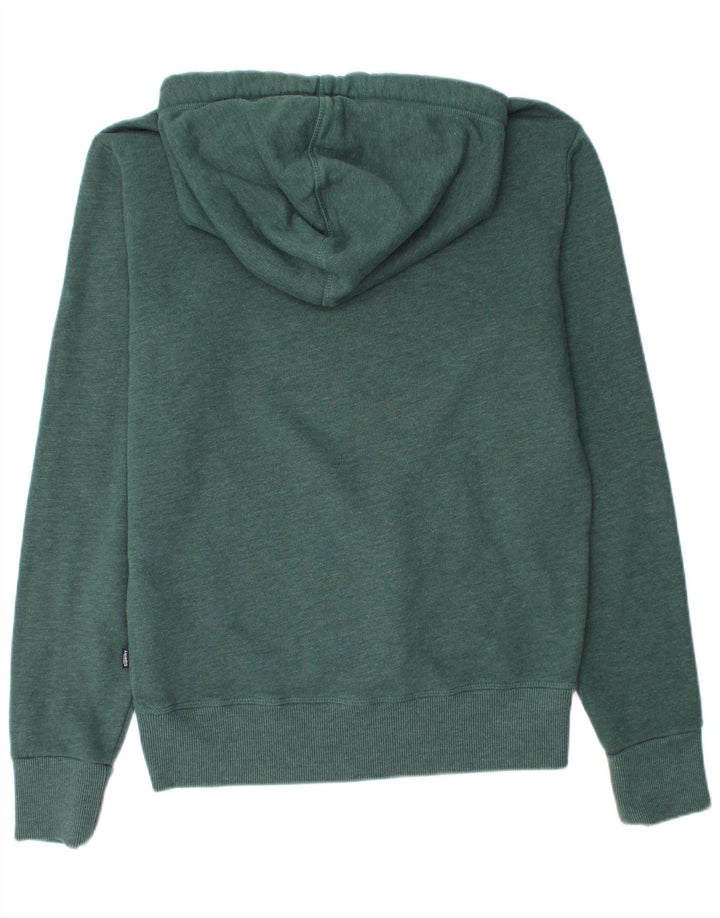 SUPERDRY Mens Yokohama Graphic Hoodie Jumper Small Green Cotton