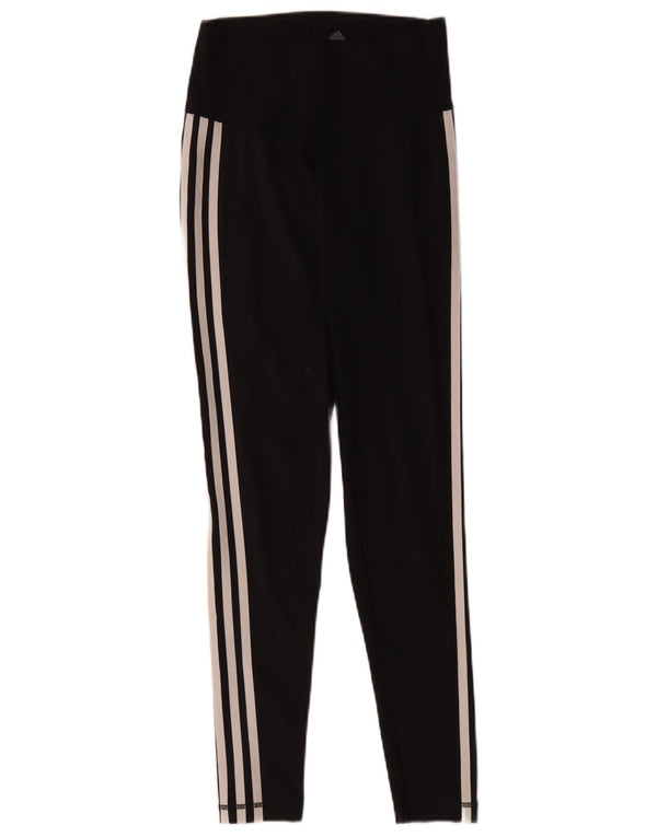 Adidas Womens Leggings UK 12/14 Medium Black