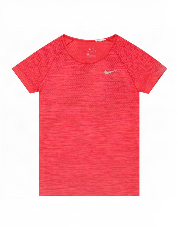Nike Mens Dri Fit T-Shirt Top Small Pink Flecked