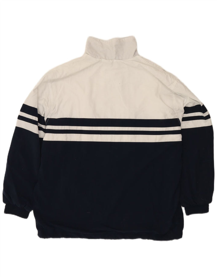 Lotto Mens Tracksuit Top Jacket XL Navy Blue Colourblock Polyester