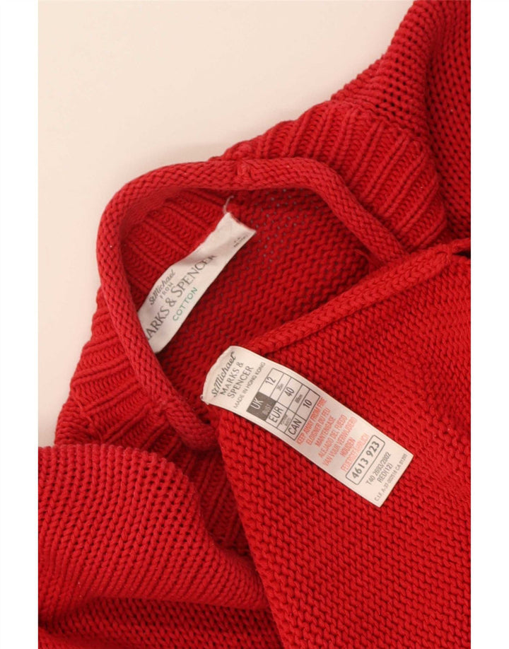Marks & Spencer Womens St. Michael Jumper Dress UK 12 Medium Red