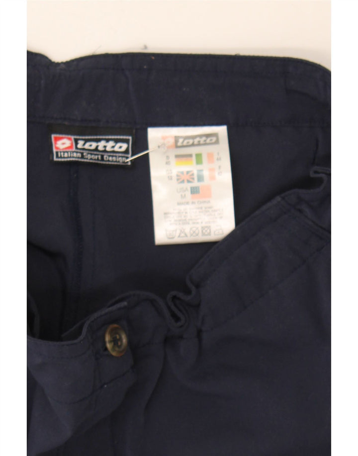 LOTTO Womens Bermuda Shorts UK 12 Medium W32 Navy Blue Polyester Vintage Lotto and Second-Hand Lotto from Messina Hembry 