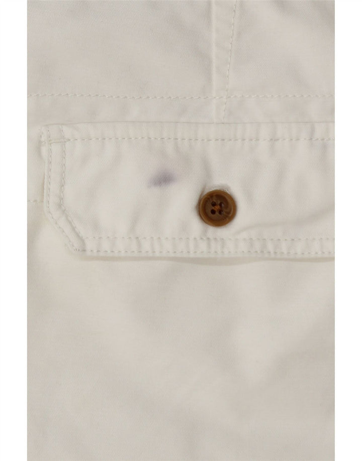 IZOD Mens Chino Shorts W38 XL White Cotton Vintage Izod and Second-Hand Izod from Messina Hembry 