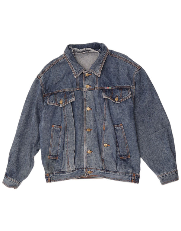 MONTANA Mens Denim Jacket UK 40 Large Blue
