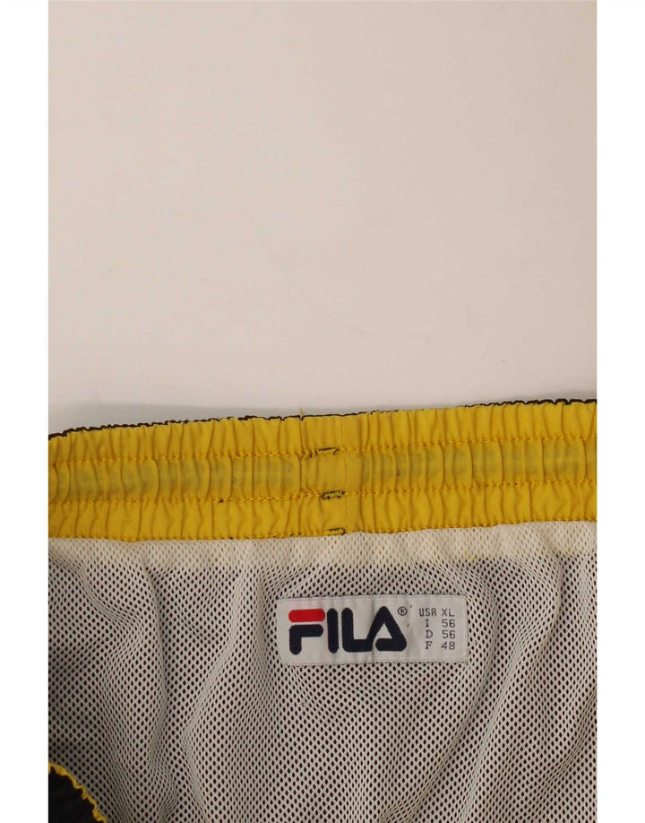Fila Mens Graphic Swimming Shorts XL  Black