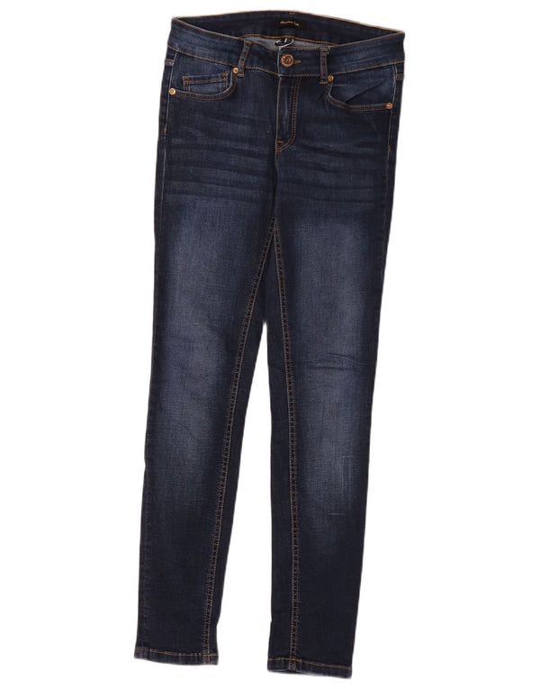 Massimo Dutti Womens Skinny Jeans EU 36 XS W26 L28 Navy Blue