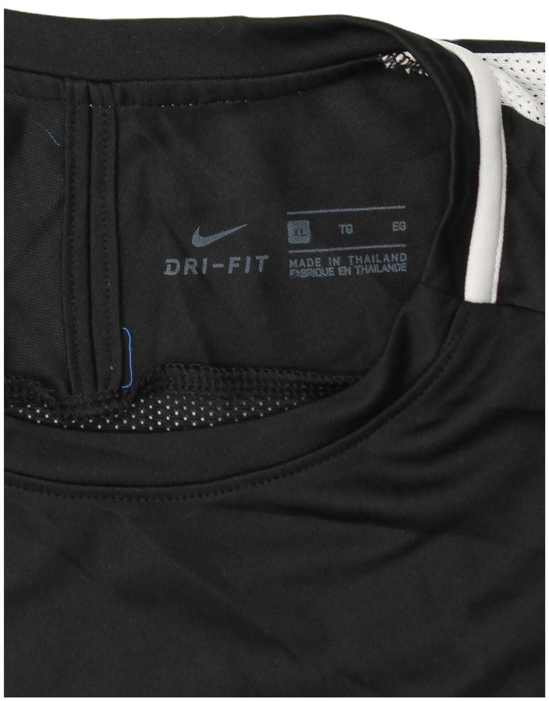 Nike Mens Dri Fit T-Shirt Top XL Black Colourblock