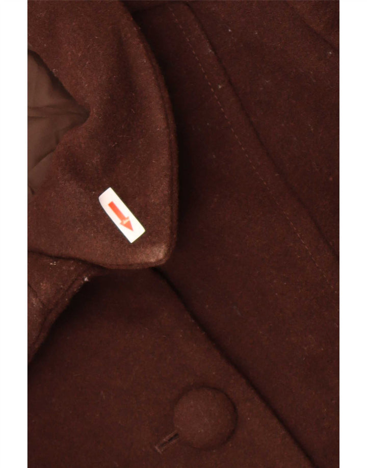 Marks & Spencer Womens Overcoat UK 18 XL Brown New Wool