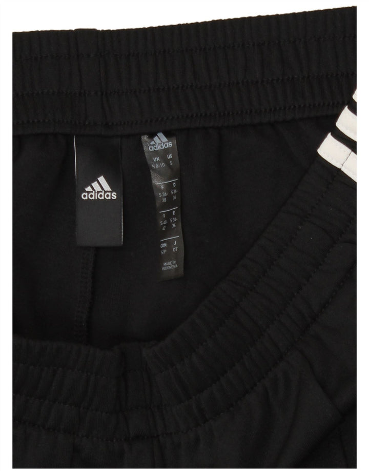 Adidas Womens Tracksuit Trousers UK 8/10 Small Black Polyester