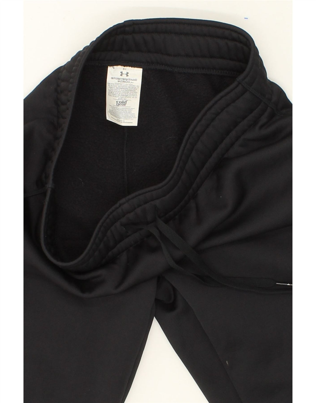 UNDER ARMOUR Mens Cold Gear Tracksuit Trousers Small Black Polyester Vintage Under Armour and Second-Hand Under Armour from Messina Hembry 