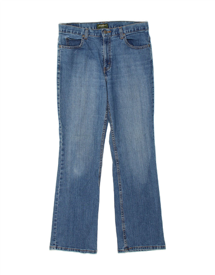 EDDIE BAUER Womens Bootcut Jeans US 10 Large W30 L31 Blue Cotton Vintage Eddie Bauer and Second-Hand Eddie Bauer from Messina Hembry 
