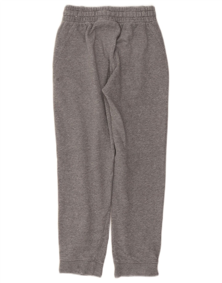 NIKE Boys Tracksuit Trousers Joggers 10-11 Years Medium Grey Cotton