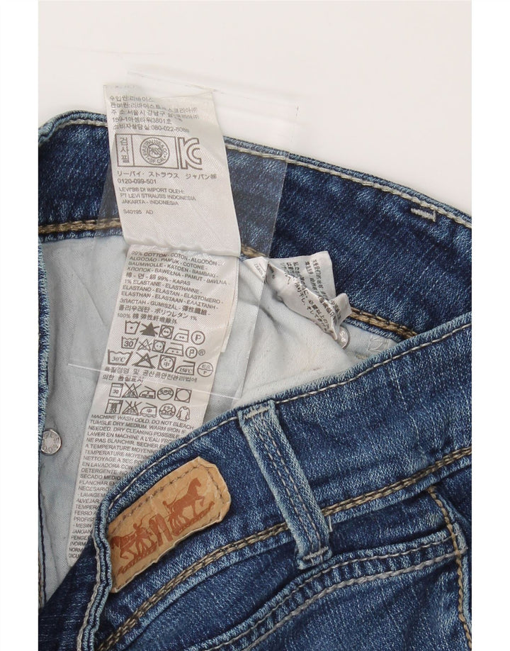 LEVI'S Womens 524 Curvy Bootcut Jeans W31 L32 Blue Cotton Vintage Levi's and Second-Hand Levi's from Messina Hembry 