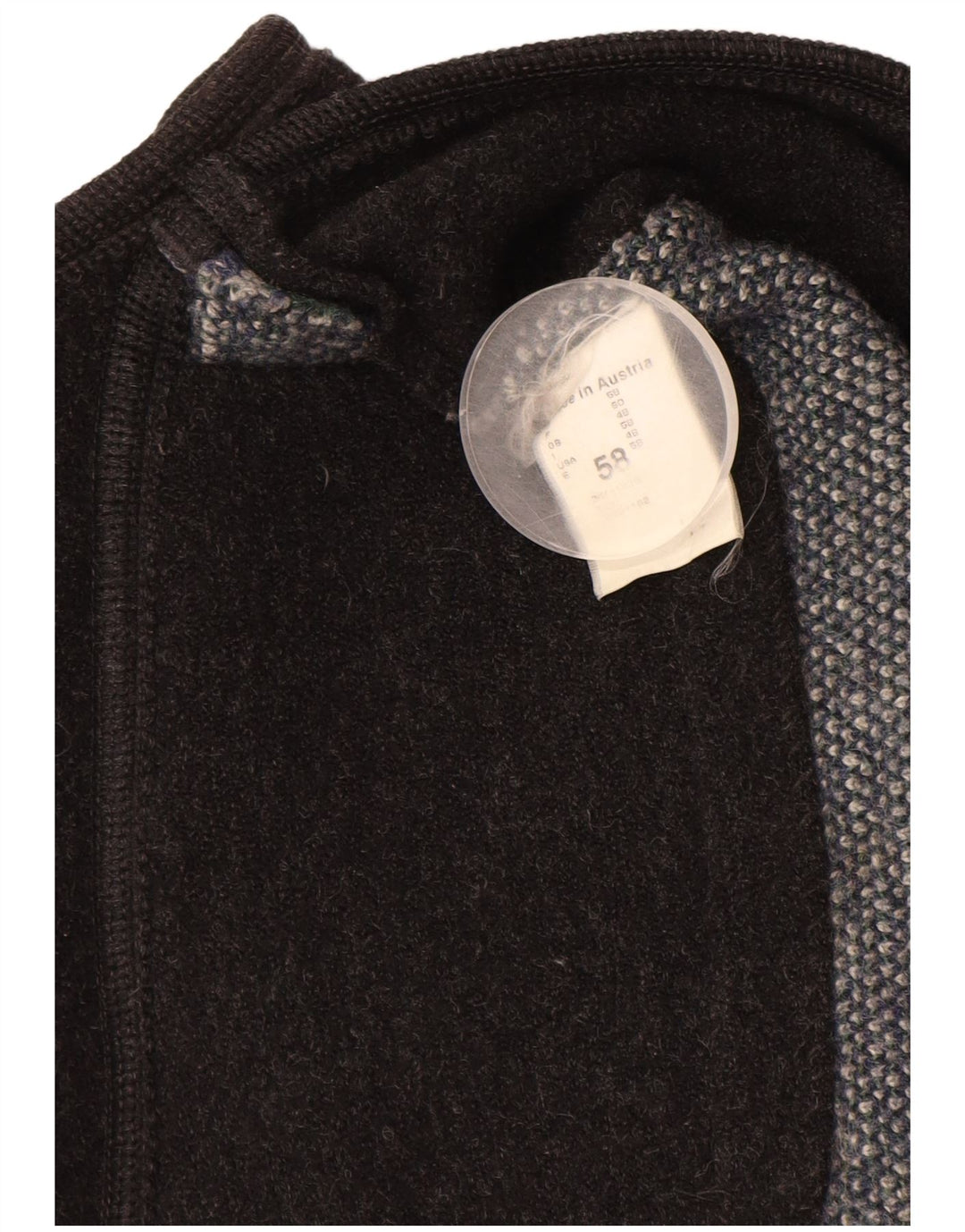 GIESSWEIN Mens Waistcoat UK 48 Medium Multicoloured Geometric Wool