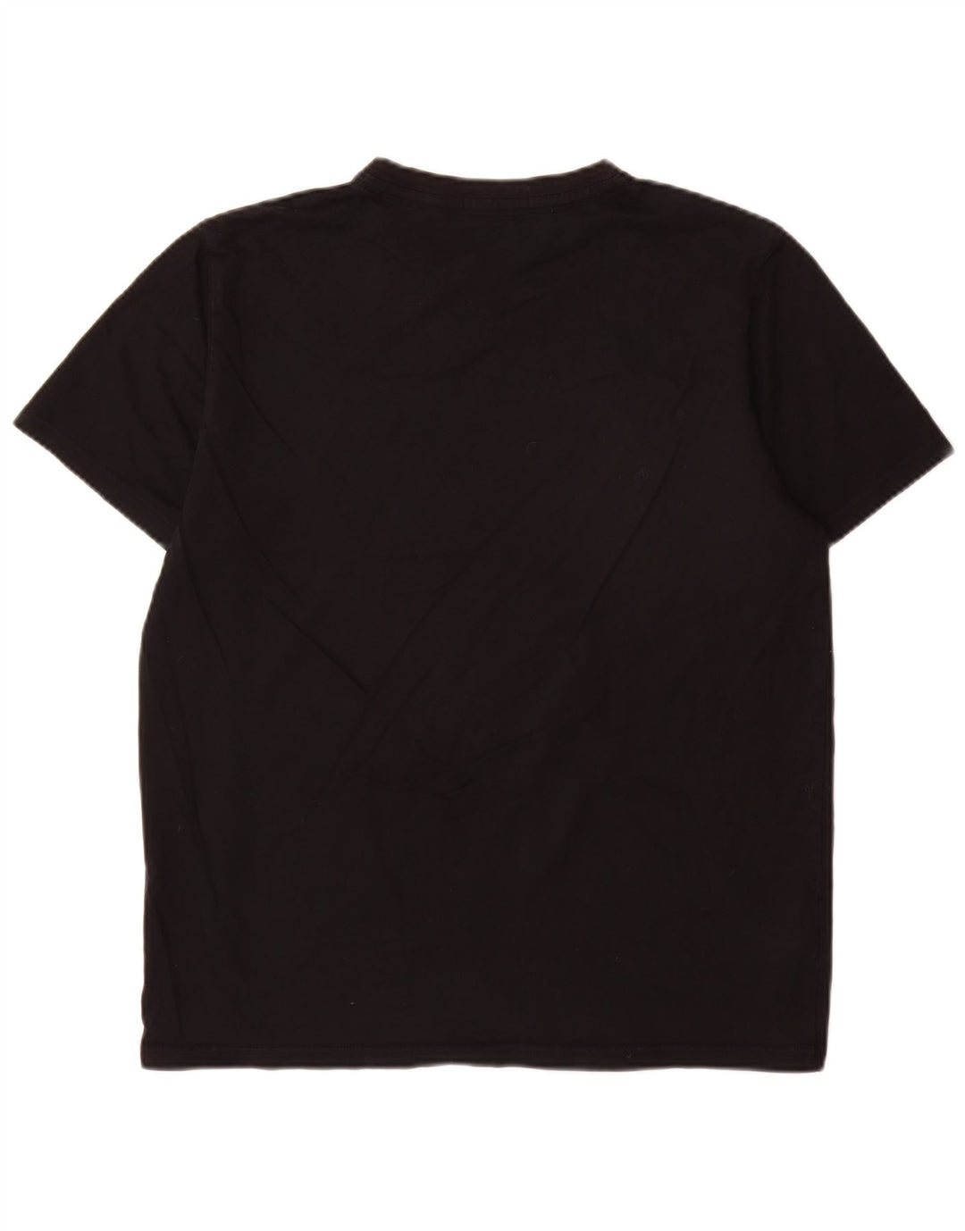 Fred Perry Mens T-Shirt Top Large Black Cotton