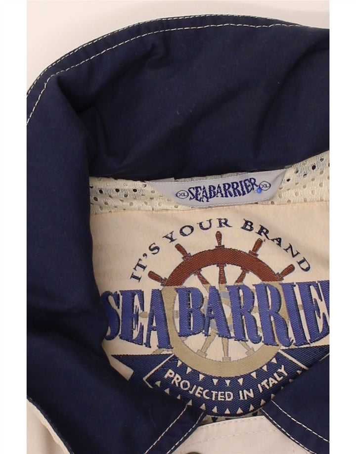 SEA BARRIER Mens Bomber Jacket UK 42 XL Beige Vintage Sea Barrier and Second-Hand Sea Barrier from Messina Hembry 