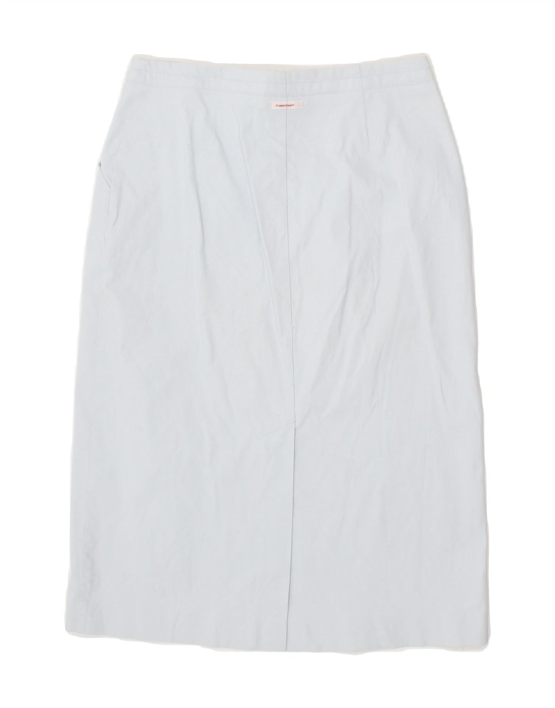 TRUSSARDI Womens Straight Skirt IT 44 Medium W30 Blue Polyamide Vintage Trussardi and Second-Hand Trussardi from Messina Hembry 