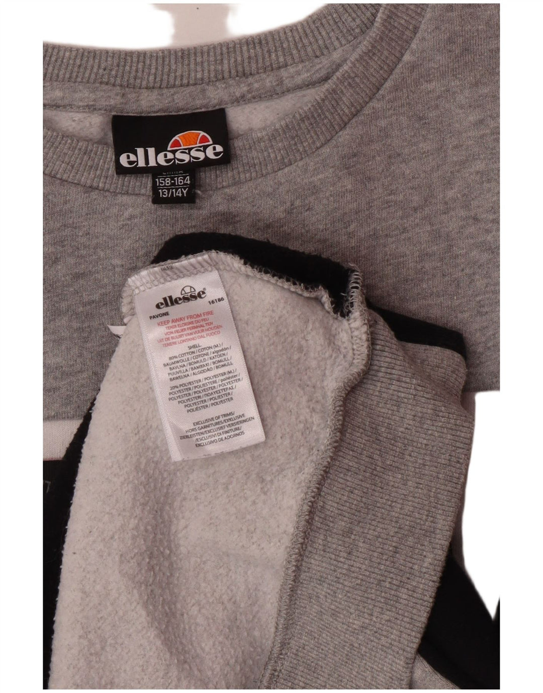 Ellesse Boys Graphic Sweatshirt Jumper 13-14 Years Multicoloured