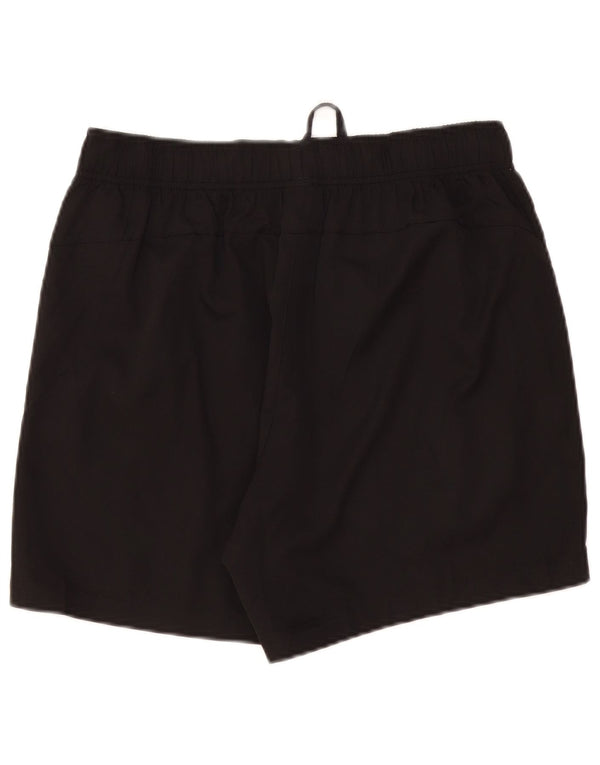 Puma Womens Sport Shorts UK 14 Large Black Polyester