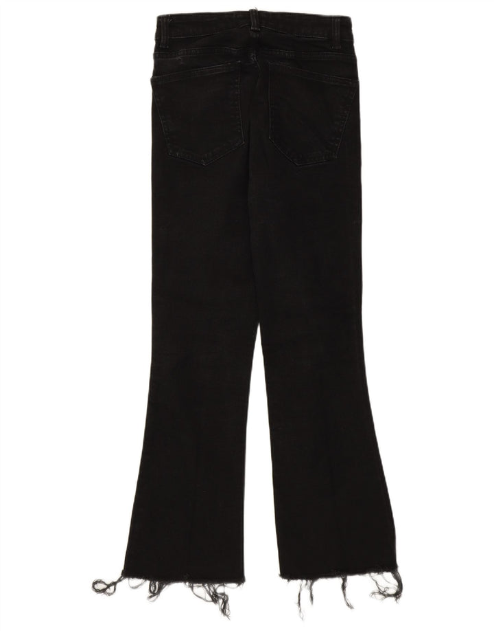 Zara Womens Bootcut Jeans EU 36 XS W26 L25 Black