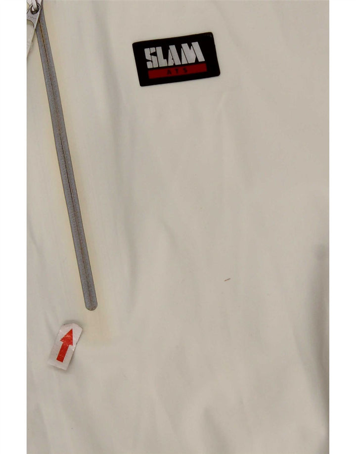 Slam Mens Rain Jacket UK 44 2XL White Nylon