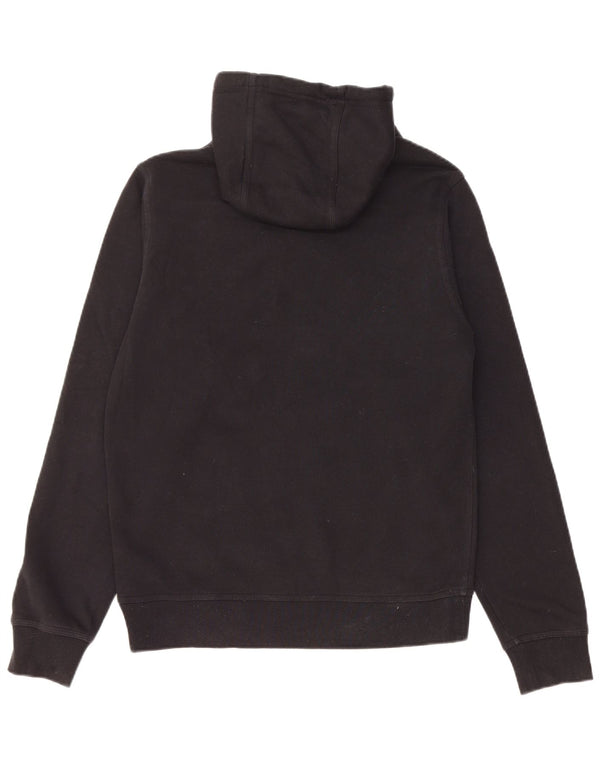 Nike Mens Graphic Hoodie Jumper Small Black Cotton