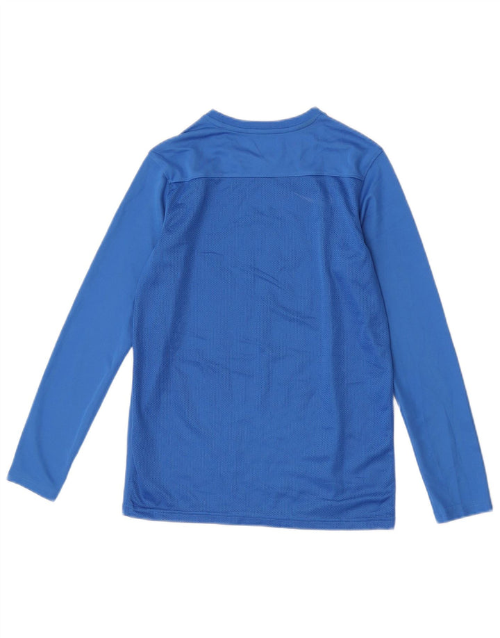 Nike Boys Dri Fit Top Long Sleeve 12-13 Years Large Blue