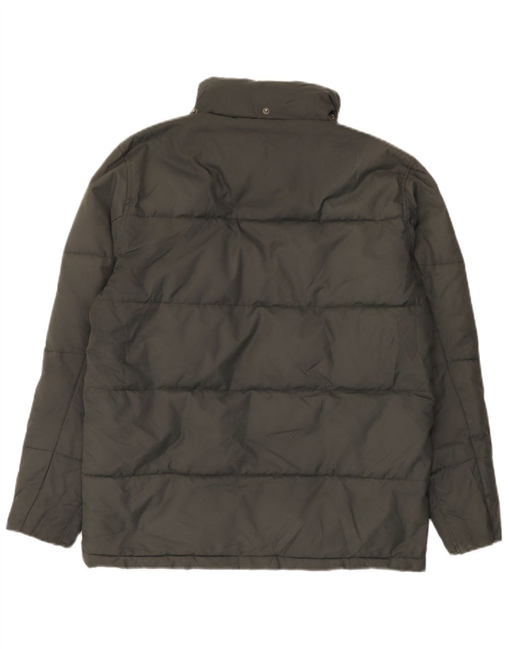 Quiksilver Boys Padded Jacket 13-14 Years Grey Polyester
