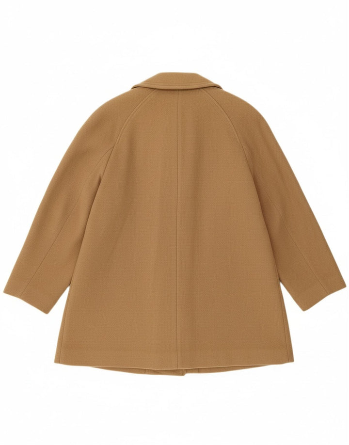 EASTEX Womens Overcoat UK 20 2XL Beige New Wool