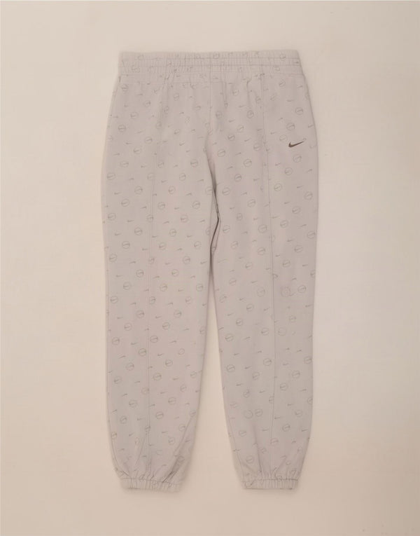 Nike Mens Graphic Loose Fit Tracksuit Trousers Joggers Large Grey Cotton