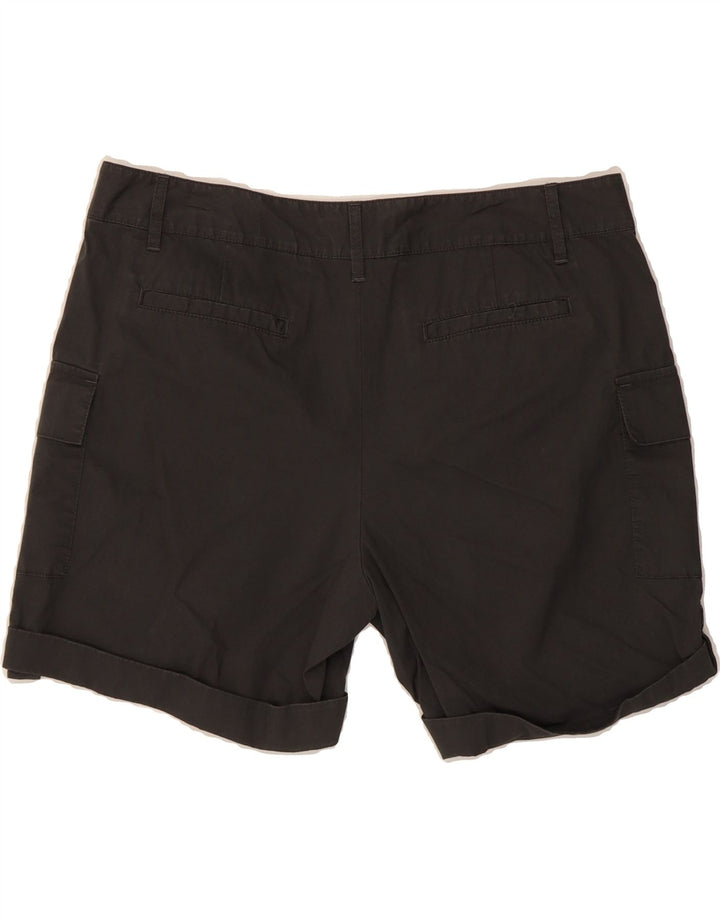 EDDIE BAUER Womens Cargo Shorts US 10 Large W34 Grey Cotton Vintage Eddie Bauer and Second-Hand Eddie Bauer from Messina Hembry 